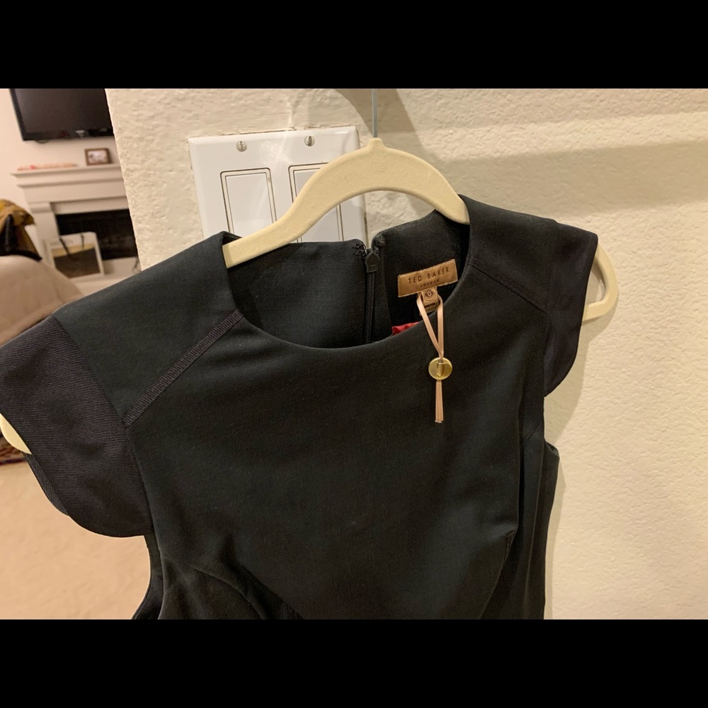 Charcoal Ted Baker dress. Like new.